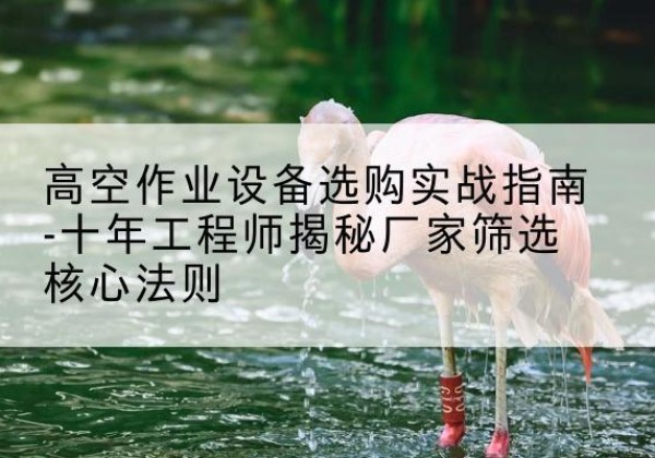华池剪叉式升降机厂家-高空作业设备选购实战指南-十年工程师揭秘厂家筛选核心法则
